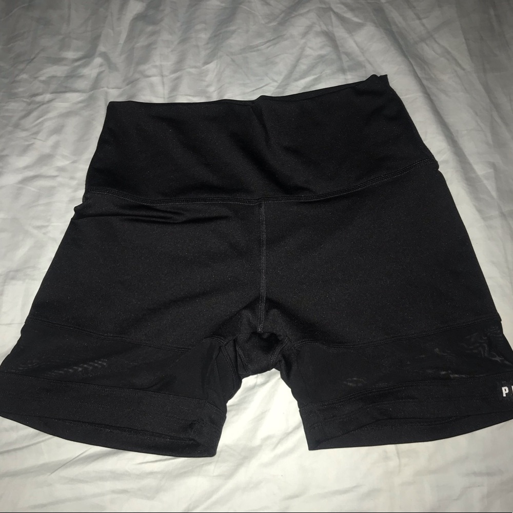 Like new VS biker shorts with mesh